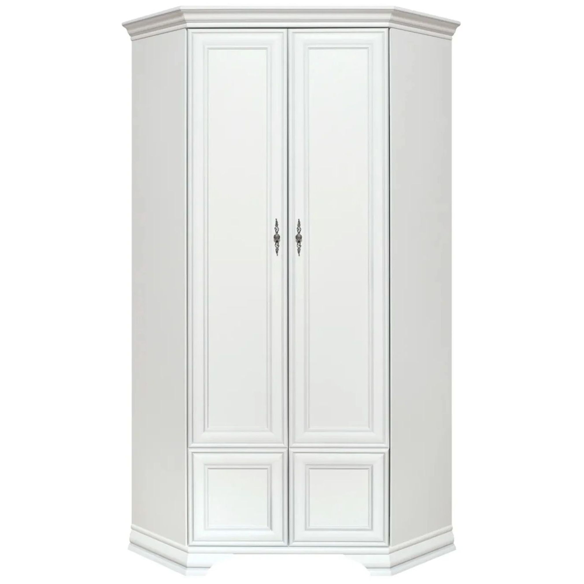 Картинка Кентаки шкаф угловой SZFN2D (Белый) интернет-магазин мебели FreeTime