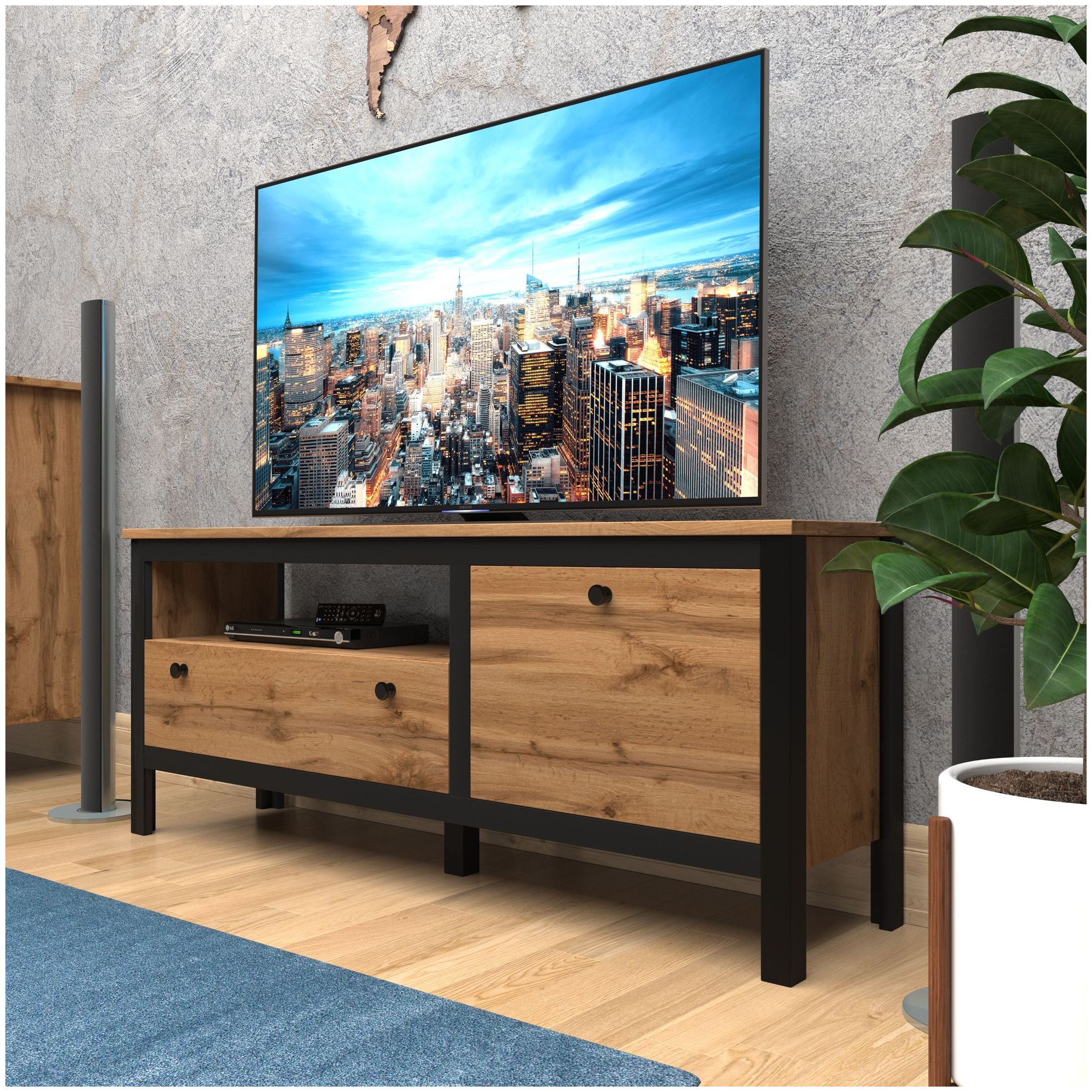 Картинка LOFT тумба RTV1D1S интернет-магазин мебели FreeTime