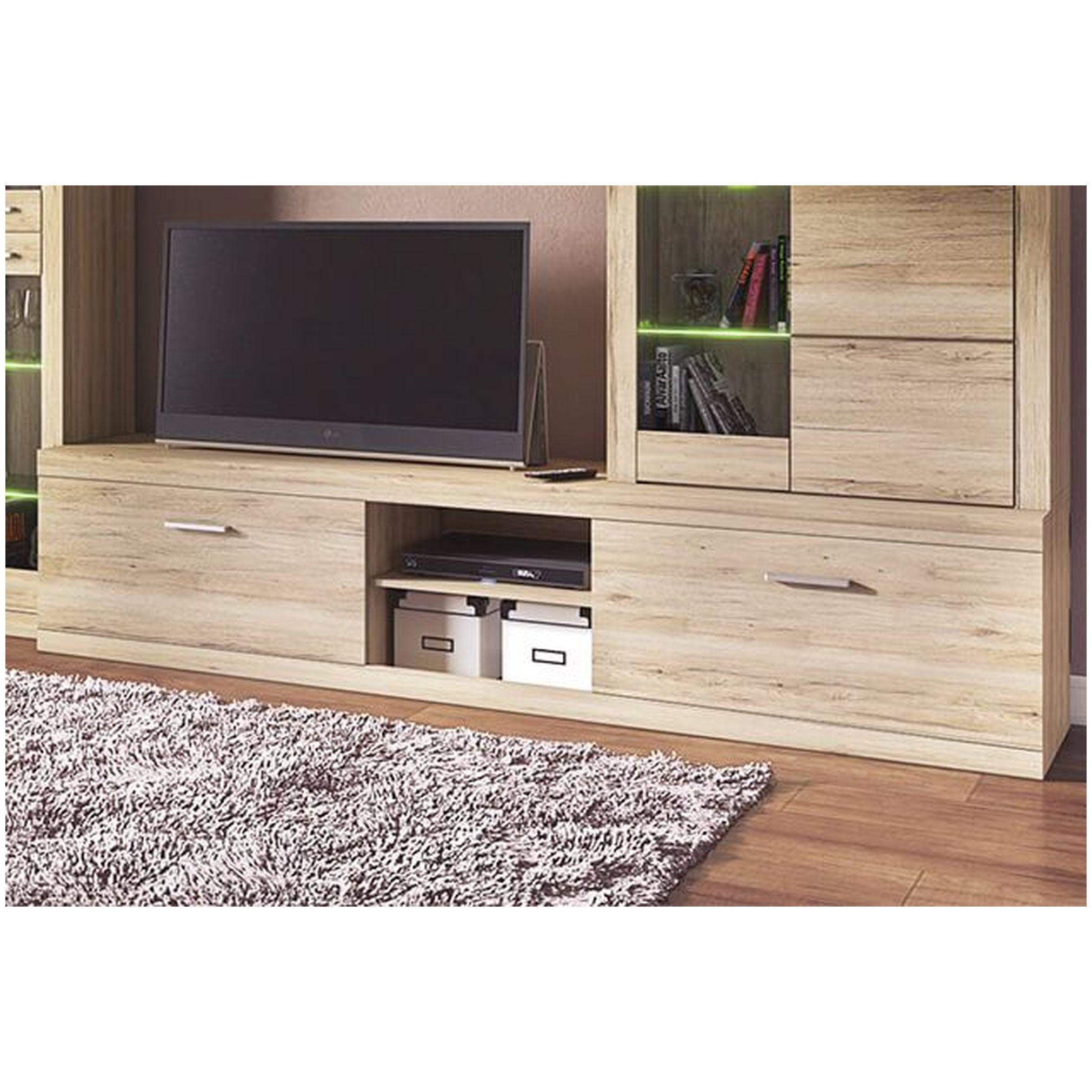 Картинка Оскар тумба ТВ RTV 2S2NB интернет-магазин мебели FreeTime