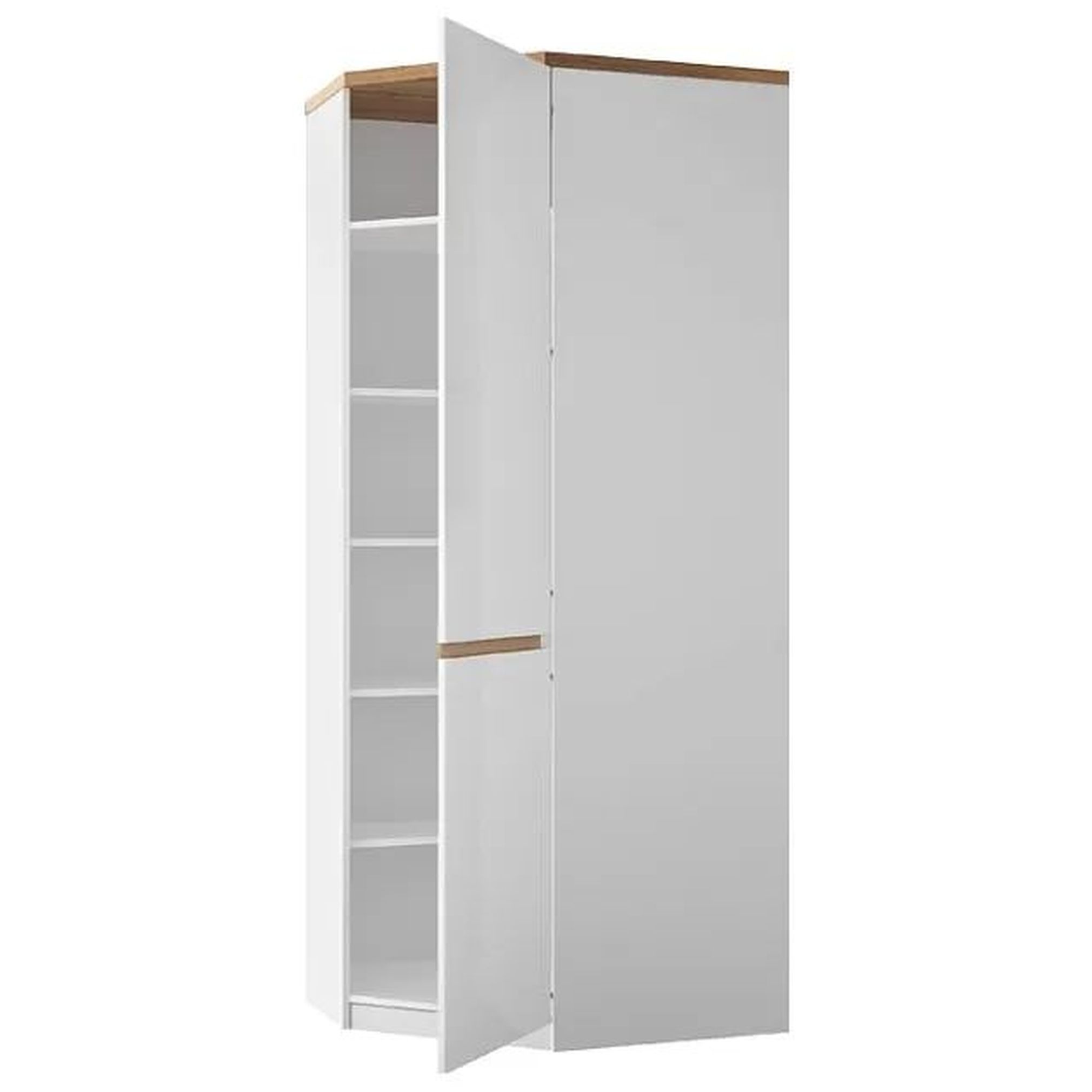 Картинка Таурус шкаф угловой 1DGP интернет-магазин мебели FreeTime