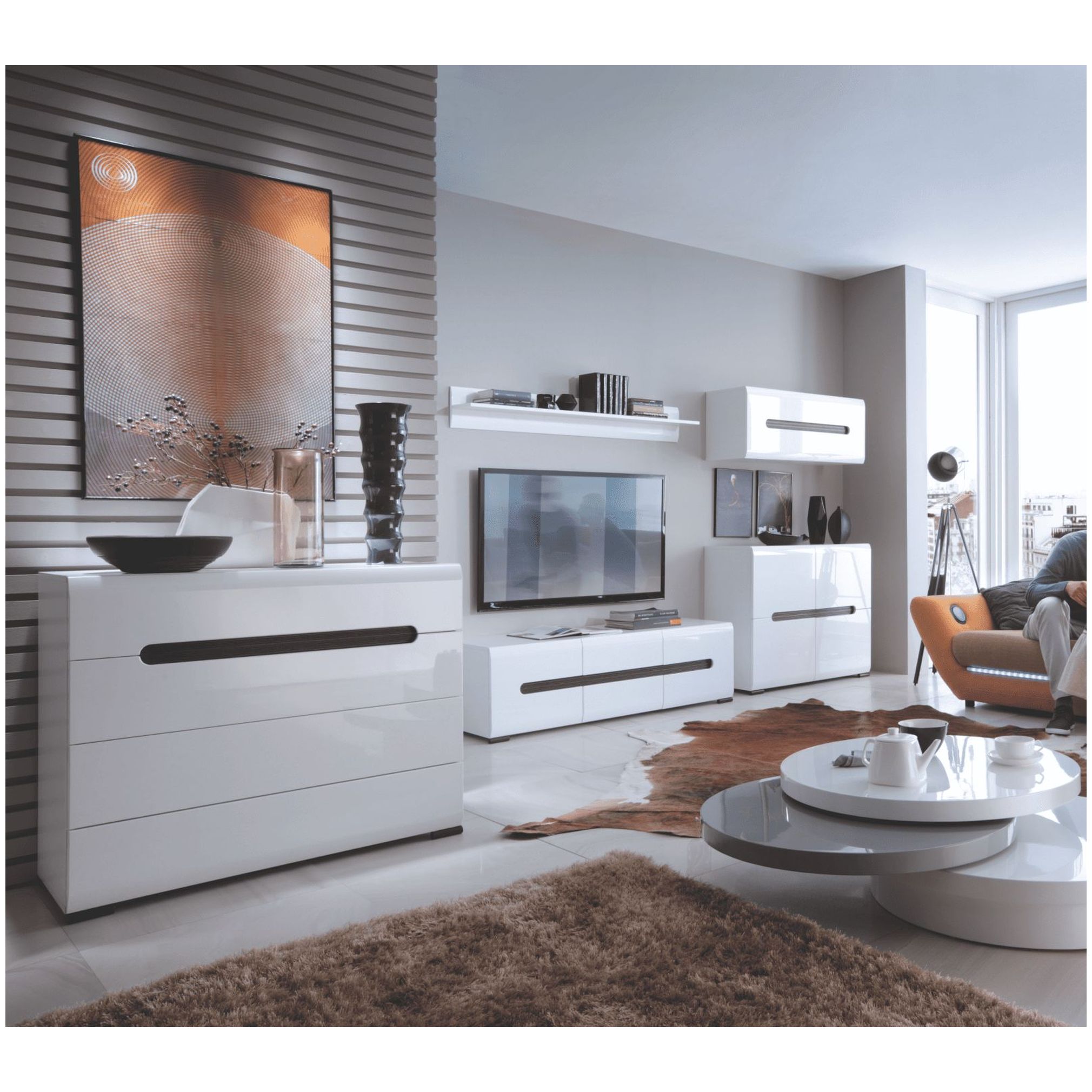 Картинка Ацтека ТВ тумба RTV2D2S/4/15 интернет-магазин мебели FreeTime