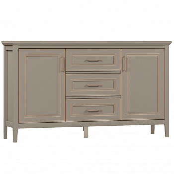 Картинка Классик тумба с витриной KOM2D3S интернет-магазин мебели FreeTime