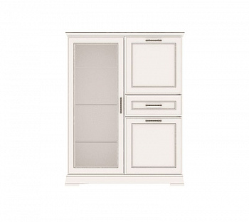 Картинка Флоренция тумба с витриной KOM1W2D1S интернет-магазин мебели FreeTime